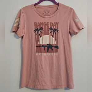 3/$20 Grunt Style Medium Pink Range Day Club Tee